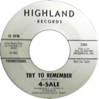 1205 - 4-Sale - Try To Remember - Highland DJ